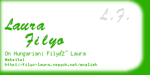 laura filyo business card